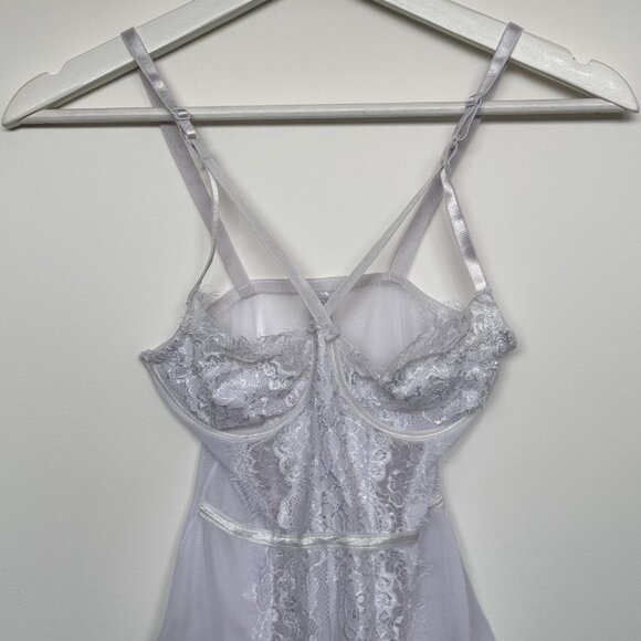 [NEVER WORN] White Lingerie One Piece Bodysuit Fashionova - Picture 3 of 8